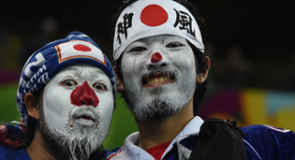 Tingkah Unik Fans Jepang di Piala Dunia 2014