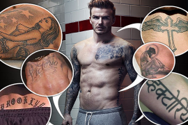 Arti Tato di Tubuh Mantan Pesepak Bola David Beckham