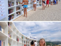 Perpustakaan di pantai