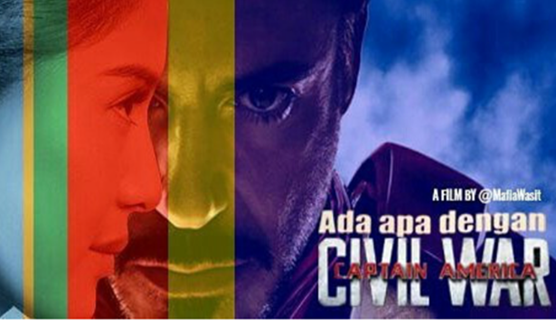 Meme Kocak AADC 2 versus Captain America: Civil War